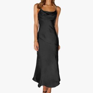 Satin Silk Slip Maxi Dress
